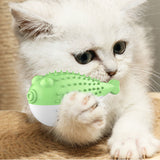PETDURO Cat Toys for Indoor Cats Fish Shaped Interactive Teething Chew Toys with Catnip
