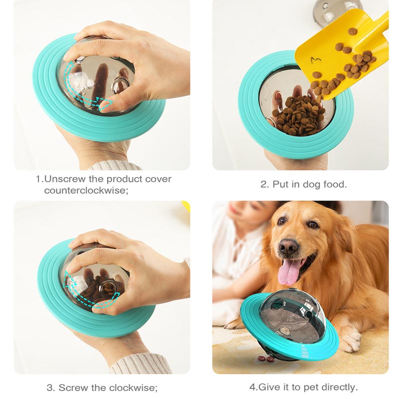 Ownpets Interactive Pet Food Puzzle Slow Feeder Treat Dispenser