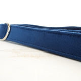 Modern Dog Leash 4ft Thick Lint Fabric for Large Small Dogs Puppies - Deep Blue