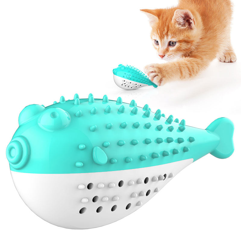 PETDURO Cat Toys for Indoor Cats Fish Shaped Interactive Teething Chew PETDURO Cat Toys for Indoor Cats Fish Shaped Interactive Teething Chew