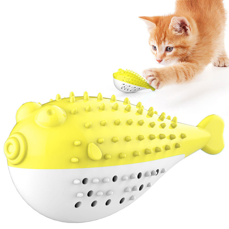 PETDURO Cat Toys for Indoor Cats Fish Shaped Interactive Teething Chew PETDURO Cat Toys for Indoor Cats Fish Shaped Interactive Teething Chew