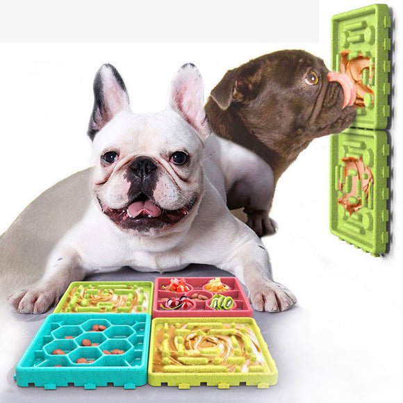 PETDURO Dog Lick Mat for Anxiety Slow Feeder Dog Bowls Bundle Assembled