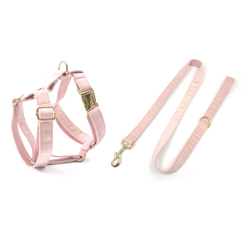 Personalized Dog Collar Harness Leash Set Custom Pink Plaid Cute Dog Bow Dog  Collar Tag Pomeranian Harness engraved plateGrid17 - AliExpress