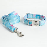 Personalized Dog Collar for Medium Large Small Dogs with Texts Engraved Metal Buckle