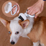 PETDURO Undercoat Rake Brush for Dog Grooming Comb Dematting Tool
