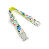Personalized Dog Collar Engraved Metal Buckle Flower Cute for Girl Dogs - Yellow